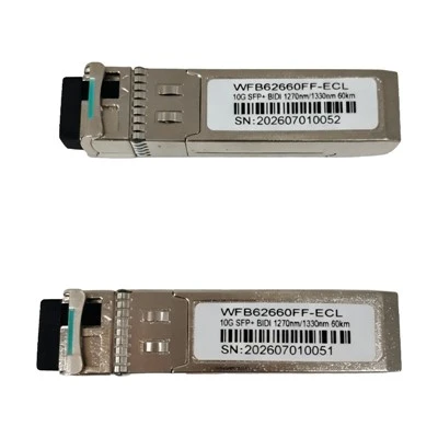 10G SFP+ BiDi 60 km 1270 nm 1330 nm
